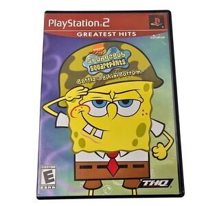 SpongeBob SquarePants Battle Bikini Bottom [Greatest Hits] [PS2 - CIB - Tested]